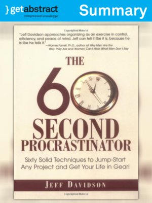 cover image of The 60-Second Procrastinator (Summary)